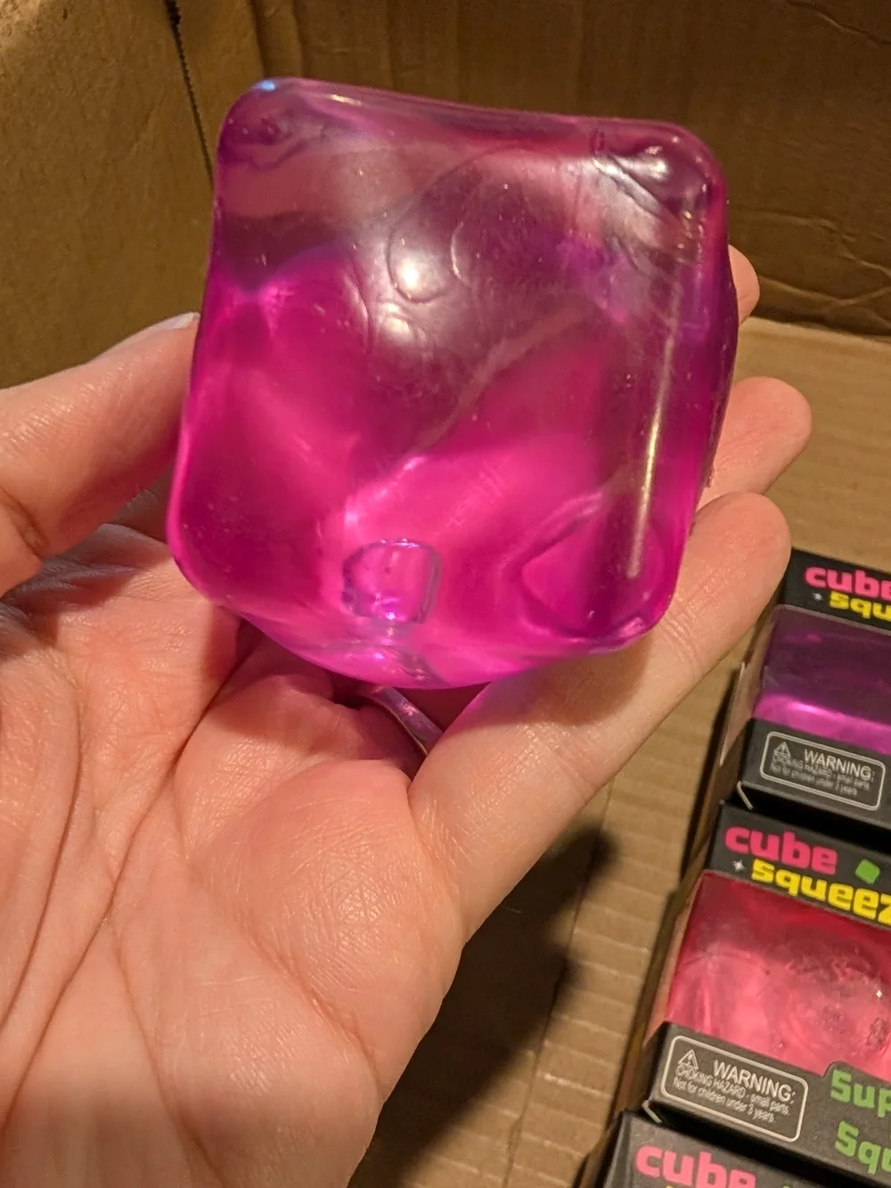 Pick 1 cube squeeze  Squish Stress Toy